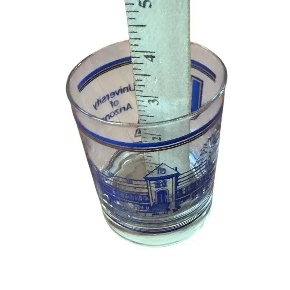 University Of‎ Arizona Scotch Whiskey Barware Glass (1) Tucson Undergraduate